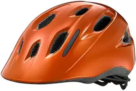 None Vaikiškas šalmas GIANT Hoot ARX, blizgus metalinis oranžinis