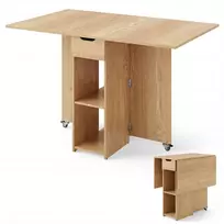 Sulankstomas valgomasis stalas 120 x 72 x 75 cm