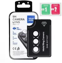 BlueStar Mėlynas STAR Easy Install fotoaparato stiklas, skirtas SAMSUNG A37 juoda
