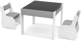 Stalo ir kėdžių komplektas balta