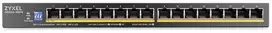 Šakotuvas Komutatorius Zyxel GS1100-16EpS-EU0101F 16p PoE 135W (PoE+:16;) nevaldomas, DIP, be ventiliatoriaus, plonas