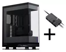 Phanteks Evolv X2 Matrix Gehäuse-Bundle, Midi-Tower, E-ATX, Tempered Glass + Nxlinq V2 HUB - juodas