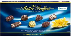 Pralinē konfekšu kārba MAITRE TRUFFOUT, 400g