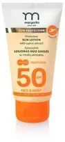 Apsauginis losjonas nuo saulės MARGARITA, su morkų ekstraktu, SPF50, 50ml