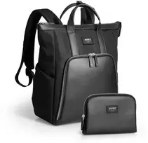 PORT DESIGNS Muse Signature ECO nešiojamojo kompiuterio kuprinė 16”, 17 l, su kišene, Juodas