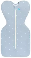 Blue Love To Dream™ Swaddle Up™ bambukinės viskozės miegmaišis Boats Mist Mėlyna TOG 1.0, 1 etapas, S dydis