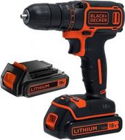 BLACK & DECKER Cordless Drill | BDCDC18B-QW | 18 V | 2x1.5 Ah | Li-Ion BDCDC18B-QW | 5035048645574