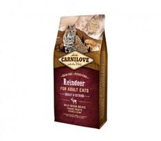 Carnilove Reindeer Adult Cat Energy&Outdoor sausas maistas katėms 400g. - 6kg. 2 kg