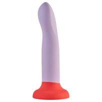Dreamtoys Love Signal - dviejų spalvų silikoninis dildo, didelis (violetinis)