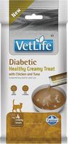 Farmina Vet Life Cat Diabetic Creamy treat with Chicken & Tuna box – cat treat – 4x15g