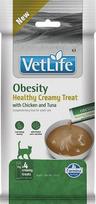 Farmina Vet Life Cat Obesity Creamy treat with Chicken & Tuna box – cat treat – 4x15g