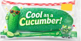 Antistresinis žaislas THE BIG SQUIJ Cucumber Slow-Rise Squishy Toy