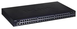 Switch D-Link DGS-1250-52XMP/E Gigabit Ethernet (10/100/1000) Maitinimas per Eternetą (PoE) Juoda