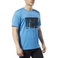 Reebok Marškinėliai Re Run Crew Tee Blue EC2546