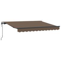 Ištraukiama markizė Taupe 450 × 300 cm Audinys ir aliuminis