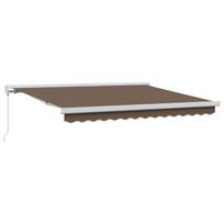 Ištraukiama markizė Taupe 500 × 300 cm Audinys ir metalas