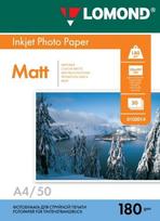 Lomond Photo Inkjet Paper Matte 180 g/m2 A4, 50 sheets