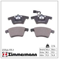Stabdžių trinkelių rinkinys, diskinis stabdys ZIMMERMANN 23746.175.1