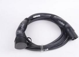 Evaka EV Charging Cable Type 2-Type 2, 22 kW, 32 A, 5 x 6 mm2, 1 x 0.5 mm2, 5 m | ITGAM3871 | Black ITGAM3871 | 2000001426500