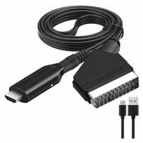 SCART į HDMI keitiklis 1080P, Plug & Play, 1 vnt.