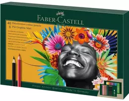 Carruzzo Faber-Castell Polychromos & Pitt Graphite Matt Set Multi spalvos 48 vnt