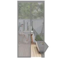 Sekey Magnetinė uodų tinklas durims, 100 × 210 cm, pilka