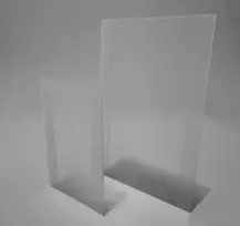 Informacinis laikiklis L formos HD, A5, vertikalus, plono plastiko