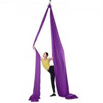 Oro jogos hamako rinkinys, 8x2,8 m, violetinė, nailono audinys