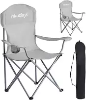 Relaxdays Sulankstoma kempingo kėdė, 2 vnt. rinkinys
