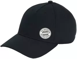 Kepurė su snapeliu adidas FC Bayern Munich Essentials juoda IA2335 (Dorośli M/L)