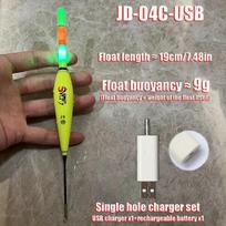 Kibimo Plūdė LED Naktinė Žvejyba Rinkinys su Krovikliu , JD-04C-USB