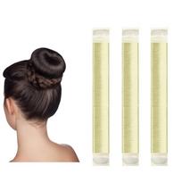 Hair accessories,Hair Bun Maker，Easy Perfect French Twist Donut Maker,Hair Fold Wrap Snap DIY Shaper Hair Style Tool for Girls Women，3 Pcs（ Blond),