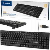 Laidinė USB QWERTY membraninė skaičių klaviatūra 1,5m biurui ir kompiuteriui