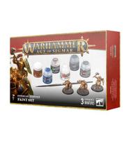 Warhammer Age of Sigmar: Stormcast Eternals + Paint Set, 60-10, 10 daiktų