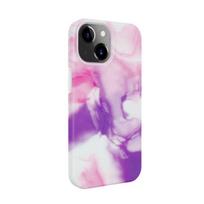 Evelatus Apple iPhone 15 Plus Premium silikoninis dėklas su individualiu raštu violetinis, Evelatus iPhone 15 Plus Premium Silikona Apvalks Drukāts Dizains Violets