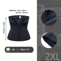 9 plieninių kaulų užtrauktuku diržas, juosmens formuotojas. , 2XL