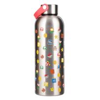 Paladone Super Mario Metal Water Bottle with Carry Loop