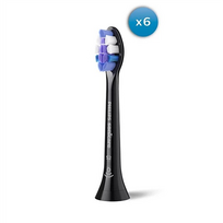 PHILIPS HX6056/88 Sonicare Sensitive | Replacement brush heads | Heads | For adults | Number of brush heads included: 6 | Black