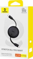 Baseus Free2Pull Mini USB-C to USB-C 60W 1m Black