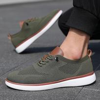 Fashion Men's Sliding Shoes Mesh Sports Shoe Loafers, Anti Slip Shoe Low Cut Casual Shoes Casual Sports Bestseller Designer Shoes 2025 39 žalia