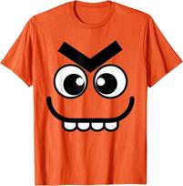 Creepy Carrots Face Funny Halloween Costume T-Shirt XL