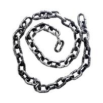 Halloween Chains Prop Fake Chains 5 Feet Fake Realistic Halloween Props for Graveyard Outdoor Haunted House Prison Jail juoda