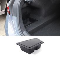 For BMW 5 Series G60 2024 ABS Black Car Rear trunk Side Storage Box Multi functional Storage Box Car Interior Accessories Left