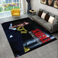 Movie Scarface Tony 3D Printing Area Rug Large,Carpet Rug for Living Room Bedroom Sofa Doormat Decor,Kid Play Non-slip Floor Mat 40x60cm(15x23in)