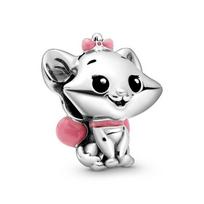 Pandora Disney Katės Aristokratės Marijos pakabukas – Sterlingas sidabras ir emalė – 798848C01 sidabras