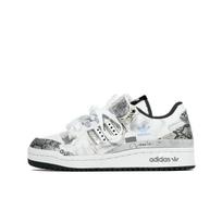 Adidas Originals FORUM Skateboard Shoes Unisex Low top Silver/White FY7757(TeamM-) 46