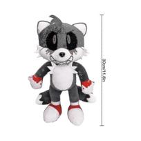 Piktasis Sonic pliušinis žaislas Sonic iškamša pliušinė lėlė Tamsusis Sonic pliušinis iš populiarių Sonic žaidimų Dovana gerbėjams Bzsm oranžinė