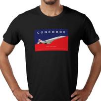 Concorde lėktuvas aeroplane British Airways istorinis T marškinėliai 100% medvilnė - JK S