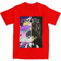 Anime Game Omori TShirt Unisex Y2K Retro 100 Cotton T Shirts Summer Crew Neck Harajuku Tee Shirt Wholesale Big Size Tops S