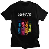 Maneskin Rush T-shirt for Spring/Summer Comfortable Tee-shirt Cartoon Print Manga Retro Tshirt Sudaderas Cute Tees - Men's Su... S įvairiaspalvis